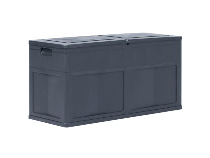 Multidom Záhradný úložný box čierny 320 l