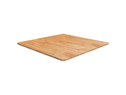 Multidom Štvorcová stolová doska bledohnedá 80x80x1,5cm lakovaný dub
