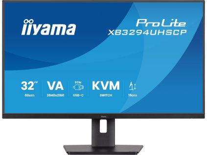 iiyama ProLite/XB3294UHSCP-B1/31,5''/VA/4K UHD/60Hz/2ms/Čierna/5R