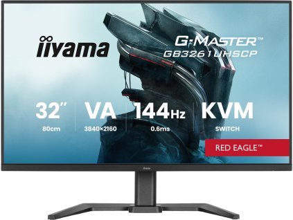 iiyama G-Master/GB3261UHSCP-B1/31,5''/VA/4K UHD/144Hz/0,6ms/Čierna/3R