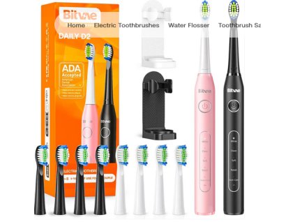 Screenshot 2026 01 09 at 12 47 12 Bitvae Electric Toothbrushes 2 Pack Ultrasonic Toothbrush with Holders – My Store