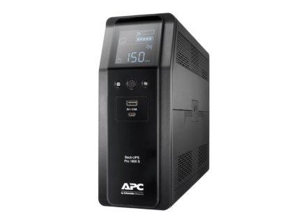 APC Back UPS Pro BR 1600VA, Sinewave, 8 Outlets, AVR, LCD interface