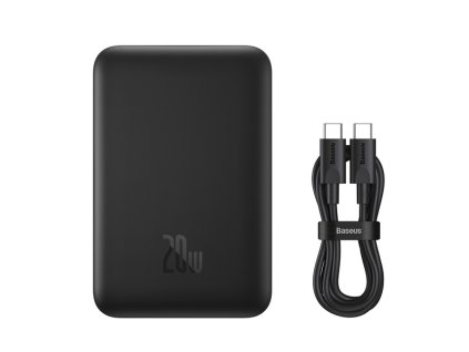 Baseus Magnetická Powerbanka 10000mAh 20W Black