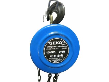 Kladkostroj řetězový 1000kg GEKO