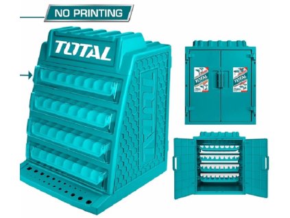 Skříňka na vrtáky TOTAL-TOOLS