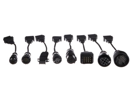 Kompletní sada OBD-II redukcí pro nákladní auta MECHANIC CABLE SET 2, 8ks SIXTOL