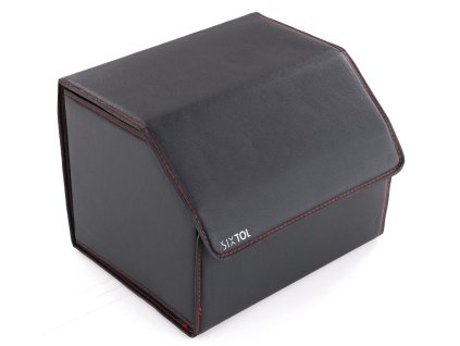 Organizér do kufru auta CAR COMPACT LEATHER M, 1 přihrádka, skládací, s víkem SIXTOL