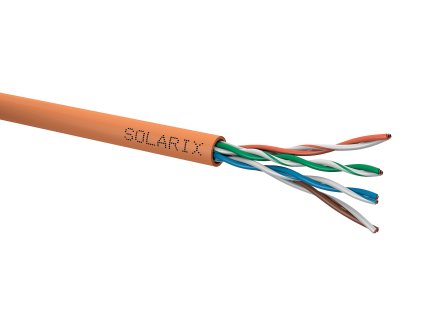 Instalační kabel Solarix CAT5E UTP LSOHFR B2<sub>ca</sub>-s1,d0,a1 305m/box SXKD-5E-UTP-LSOHFR-B2ca