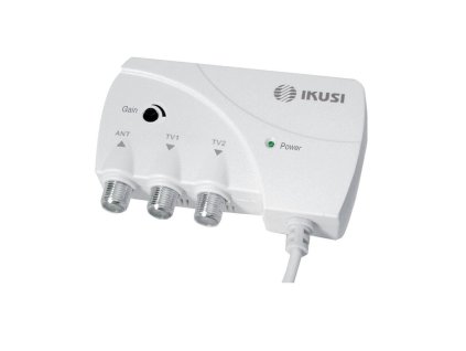 Ikusi ATP-200 domový zosilňovač 1 vst., 2 výst., 47-694 MHz, 103 dBµV, LTE700