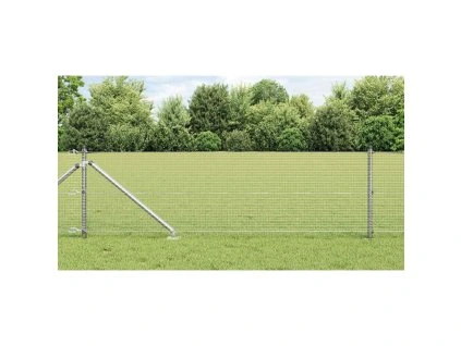 Multidom Stĺp na plot. Strieborná 50 x 0,4 m (19 x 19 mm sieť) Oceľ