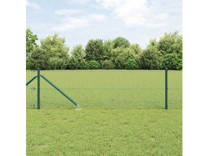 Multidom Stĺp na plot. Zelená 100 x 0,5 m (19 x 19 mm sieť) Ocel a PVC