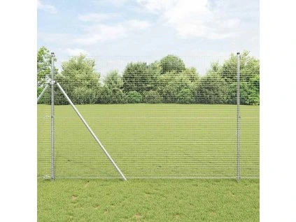 Multidom Stĺp na plot. Strieborná 25 x 1,5 m (25 x 25 mm mriežka) Oceľ