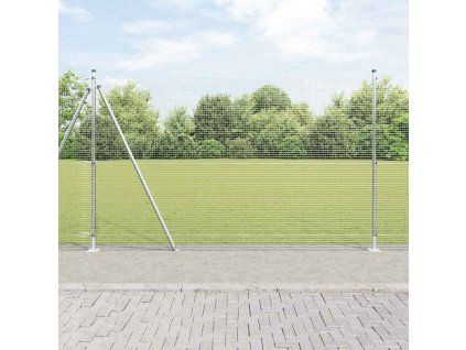 Multidom Stĺp na plot. Strieborná 50 x 1,5 m (19 x 19 mm sieť) Oceľ