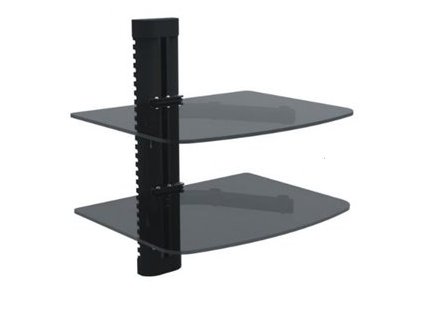 OPTICUM polička dvojitá pod TV 360x250x432mm