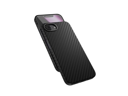 Epico Mag+ Carbon Case for iPhone 16e/17e čierna