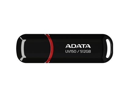 ADATA UV150/512GB/USB 3.2/USB-A/Čierna
