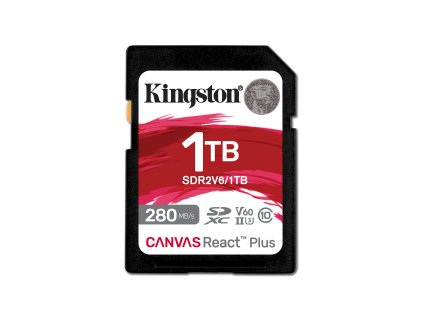 Kingston Canvas React Plus/SDHC/1TB/UHS-II U3 / Class 10
