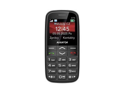 ALIGATOR A770 Senior čierny + stol.nab.