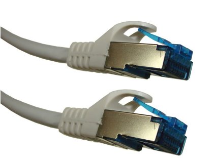 UTP Patch Kábel RJ45 SFTP6A 10m Cu 1:1 LSZH Šedý