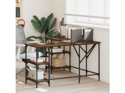 Multidom Stôl dymový dub 139x139x75 cm kompozitné drevo