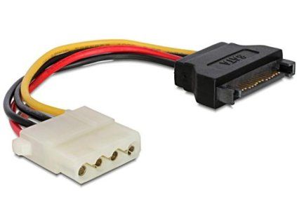 GEMBIRD Kábel SATA samec na Molex samica napájací 15 cm CC-SATA-PS-M
