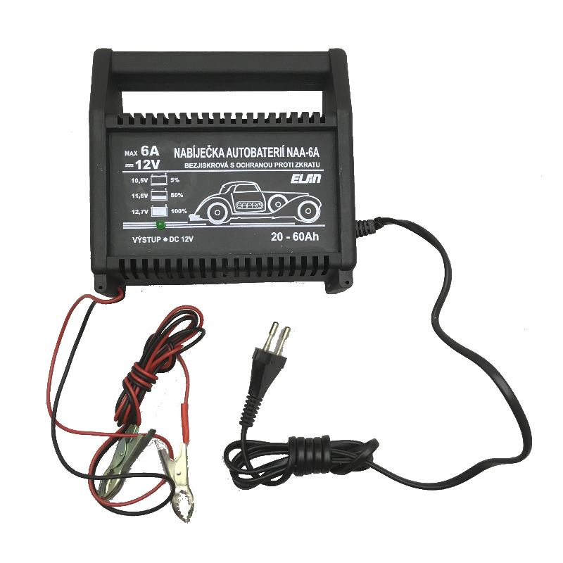 Nabíjačka autobatérií ELSIN NAA-6A 12V/6A