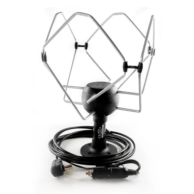 DVB-T2 anténa KORONA EXTRA TS 12V/24V s prísavkou, do zapaľovača