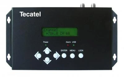 TECATEL Modulátor COFDM DVB-T DIM3, UHF-VHF, LCD, USB
