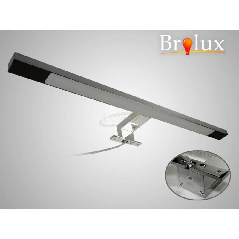 E-shop SAPRO Kúpeľňová lampa nad zrkadlo LED Dart 10W 56cm teplá