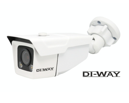 E-shop DI-WAY CCTV DI-WAY 2Mpx IP vonkajšie IR Bullet kamera 1080P, 5mm ColorNightvision POE