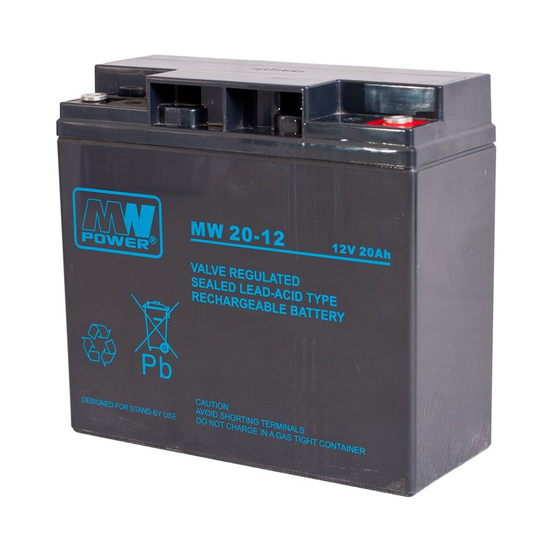 E-shop Batéria olovená 12V/20Ah MW Power MB 20-12 AGM gélový akumulátor