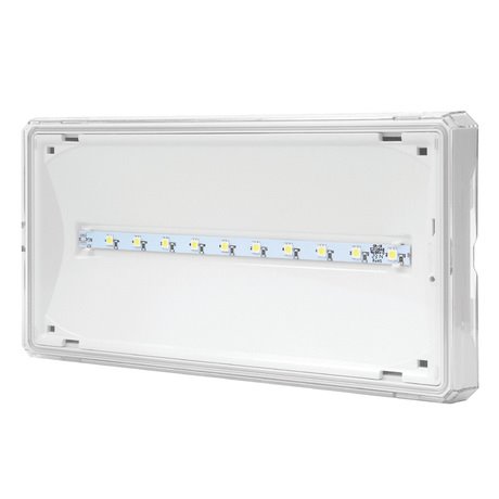 E-shop VO ELEKTRO Třinec Núdzové sv.LED 1W SE 1h IP65 biele 120lm E-ELSVOS0711618