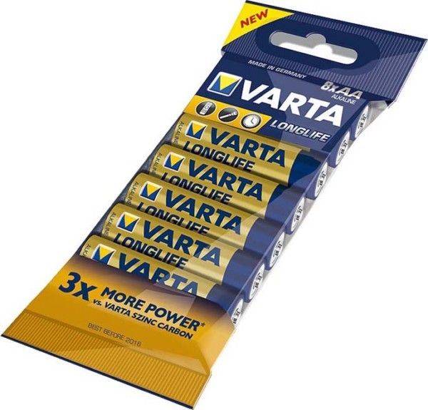 E-shop Varta LongLife AA 8x (fólia)