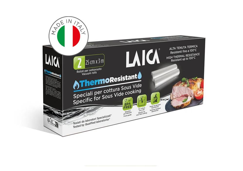 E-shop Laica vákuové fólie na Sous-vide 25x300cm 2 rolky TR2000