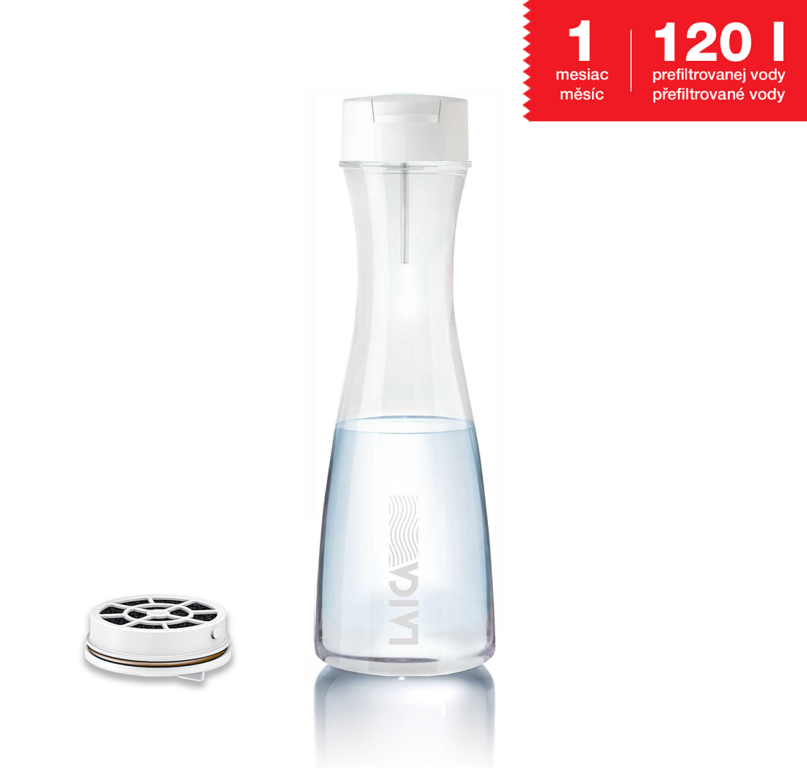 E-shop Laica Filtračná karafa Flow´n go GlaSSmart B31AA, biela