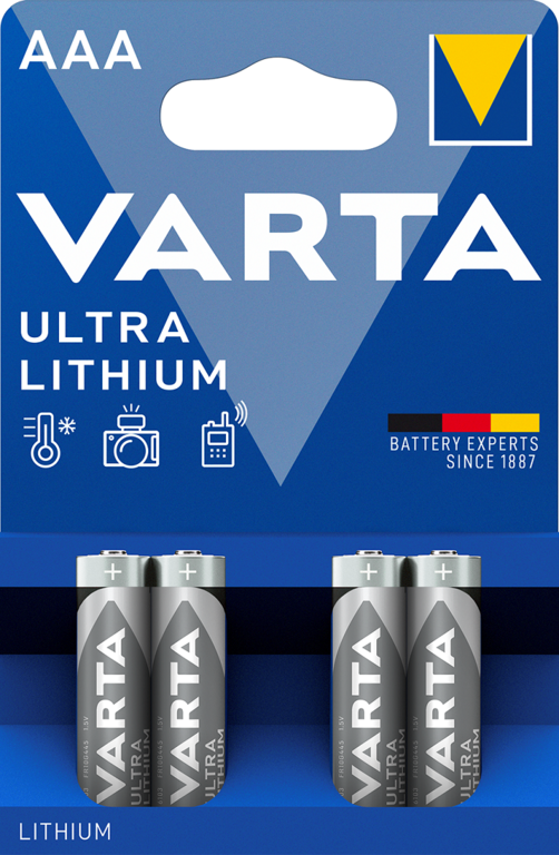 E-shop Varta Professional Lithium AAA 4x