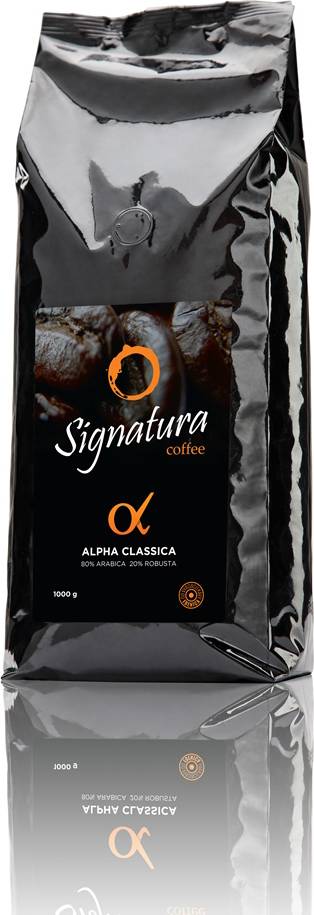 E-shop Elicsire Signatura Alpha Classica 1kg zrno 80% Arabica 20% Robusta