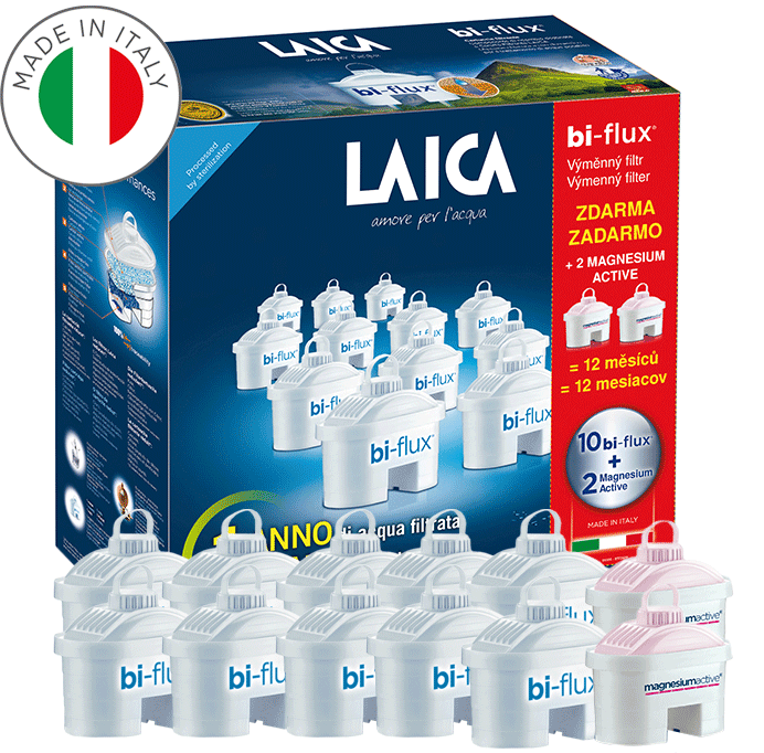 Laica Bi-Flux univerzálny 10ks + 2ks magnézium F12SES0