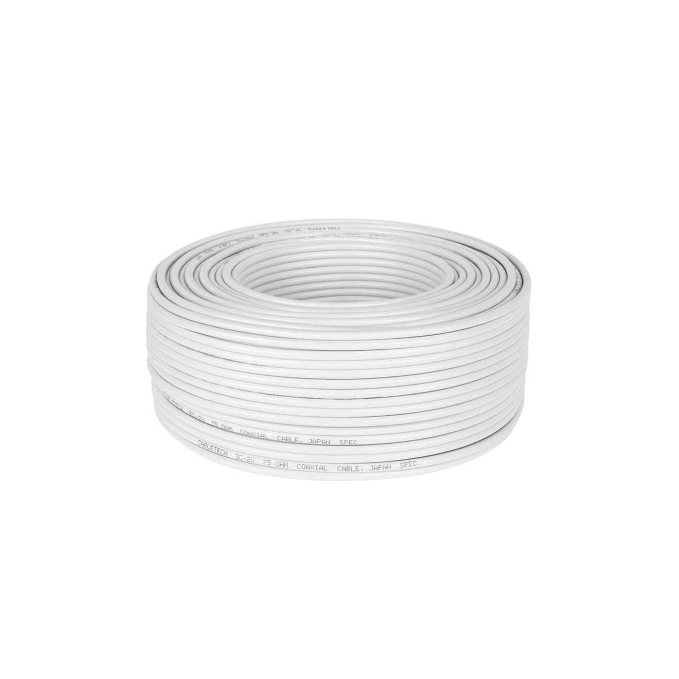 E-shop Cabletech Kábel koaxiálny 5mm Cu 3C2V - 75ohm(100m)