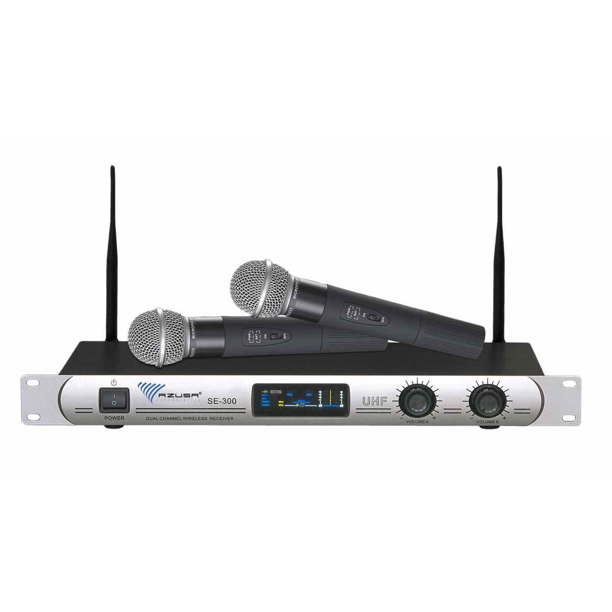 E-shop AZUSA Mikrofon bezdrôtový UHF SE-300 2-kanal.
