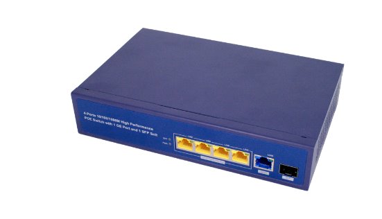 E-shop ITS Aktivní Switch s POE napájením profi 4-porty 8436548994884