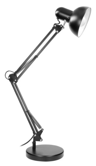 E-shop Kancelárska lampa ORNO VIRONE DEON DL-2/B 60W, čierna