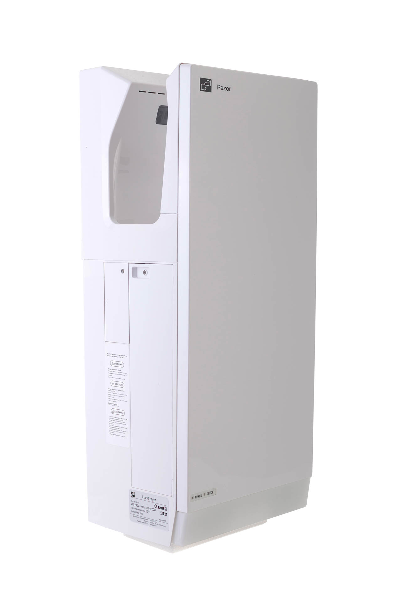 E-shop Sušič rúk G21 Razor White G21-RZV-W