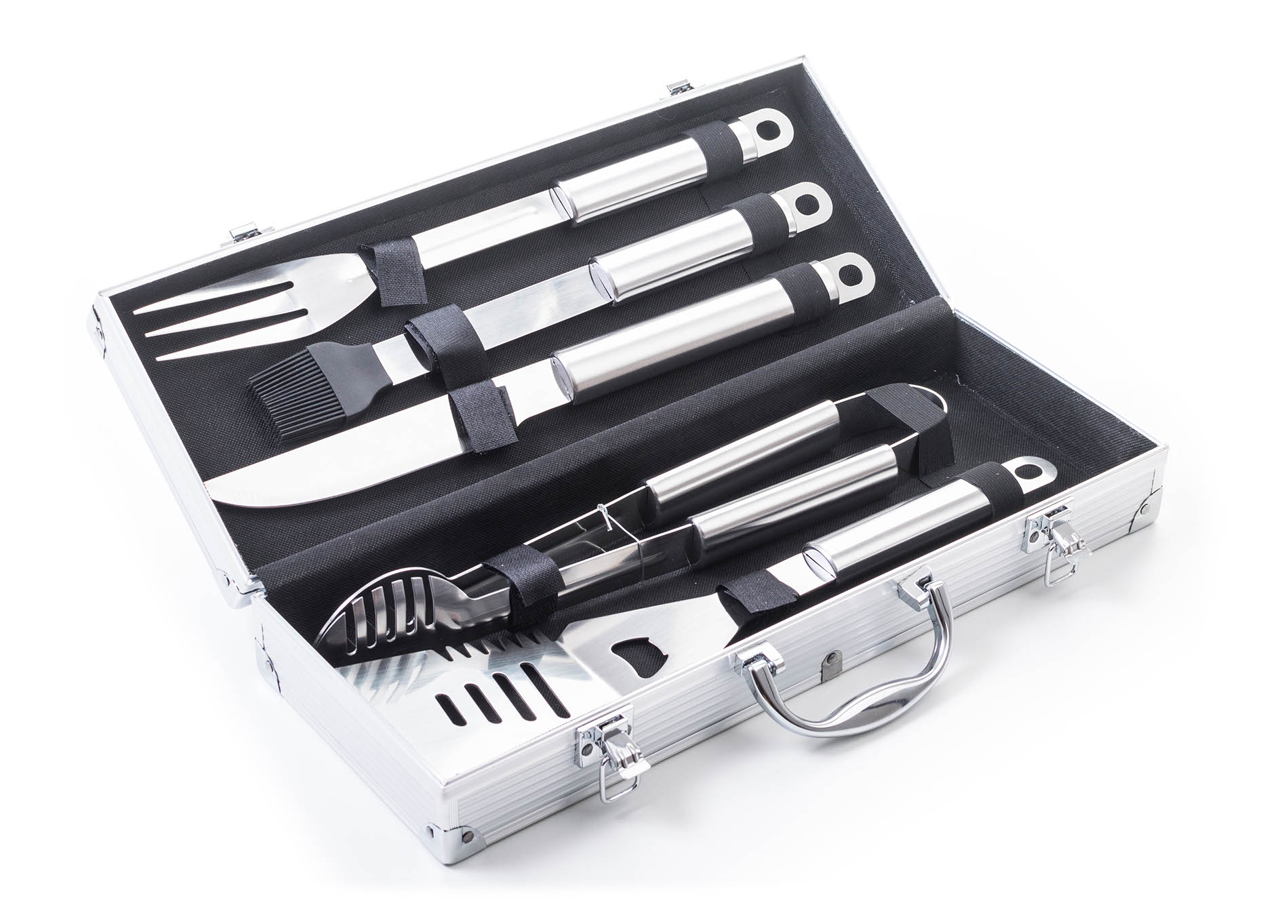 E-shop Grilovacie náradie G21 sada 5 ks, hliníkový kufor GSD-05-ALP