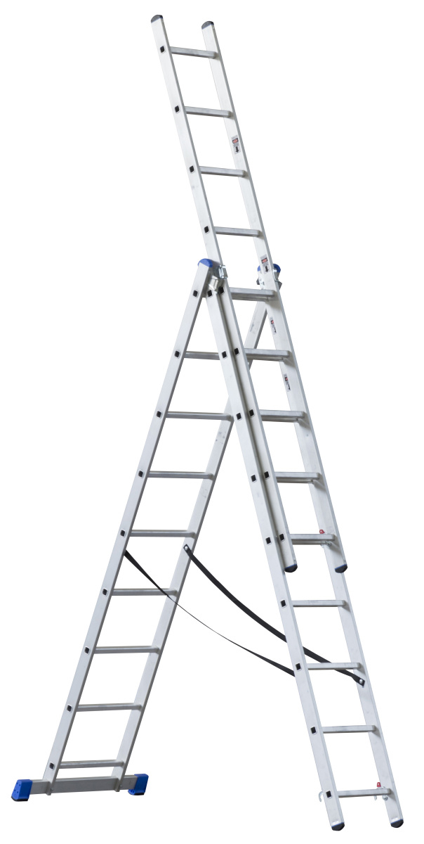 E-shop Rebrík G21 3-dielny 5,9 m trojdielny 5,9m, 3x9 priečok GA-H-3x9