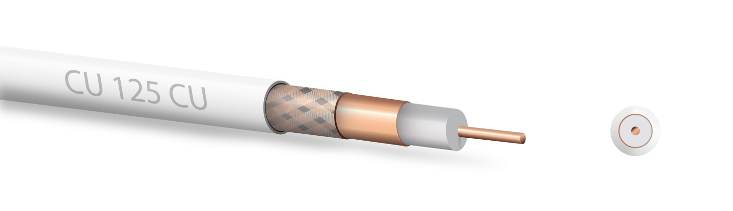 E-shop Zircon koaxiální kabel 125 CU CU 100m 8594163273903