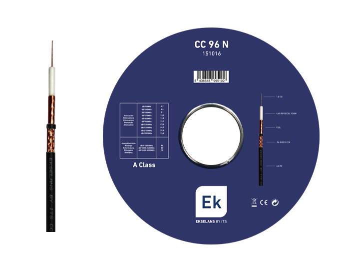 E-shop ITS koaxiální kabel CC 96N CU CCA 100m 8436548995102