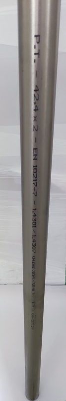 E-shop SAPRO Anténny stožiar 42,4mm x 2mm, dĺžka 3,0 m NEREZ