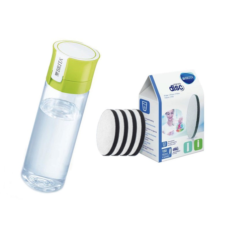 E-shop Brita Fill Go Vital filtrační láhev limetková 0,6 l + 4 ks filtru