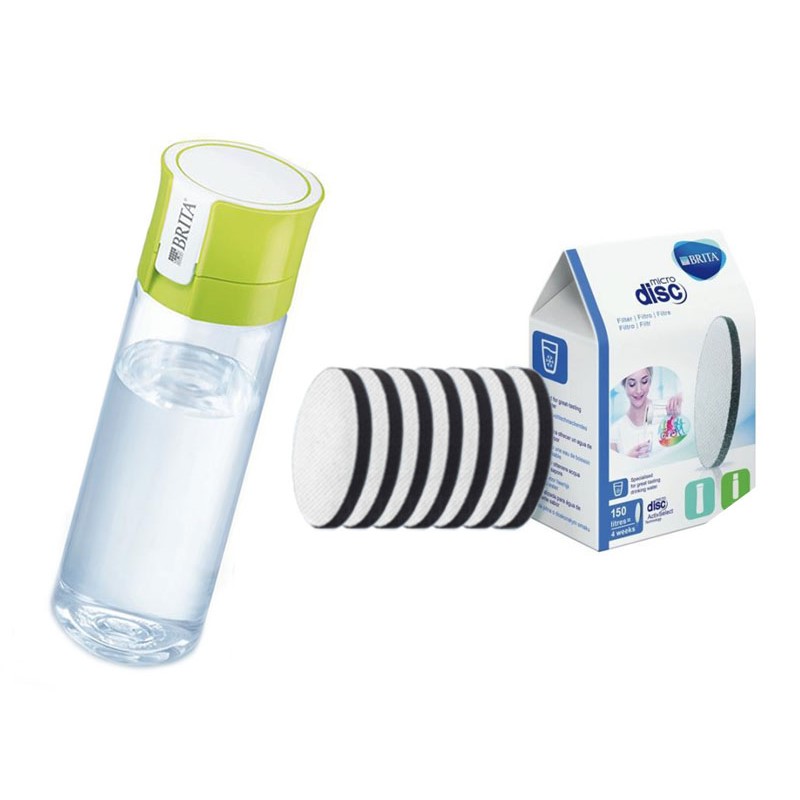 E-shop Brita Fill Go Vital filtrační láhev limetková 0,6 l + 7 ks filtru